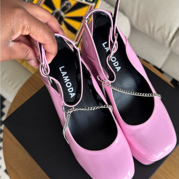 LAMODA Goodbye Forever Platform Heart Heels - Picture 3 of 7